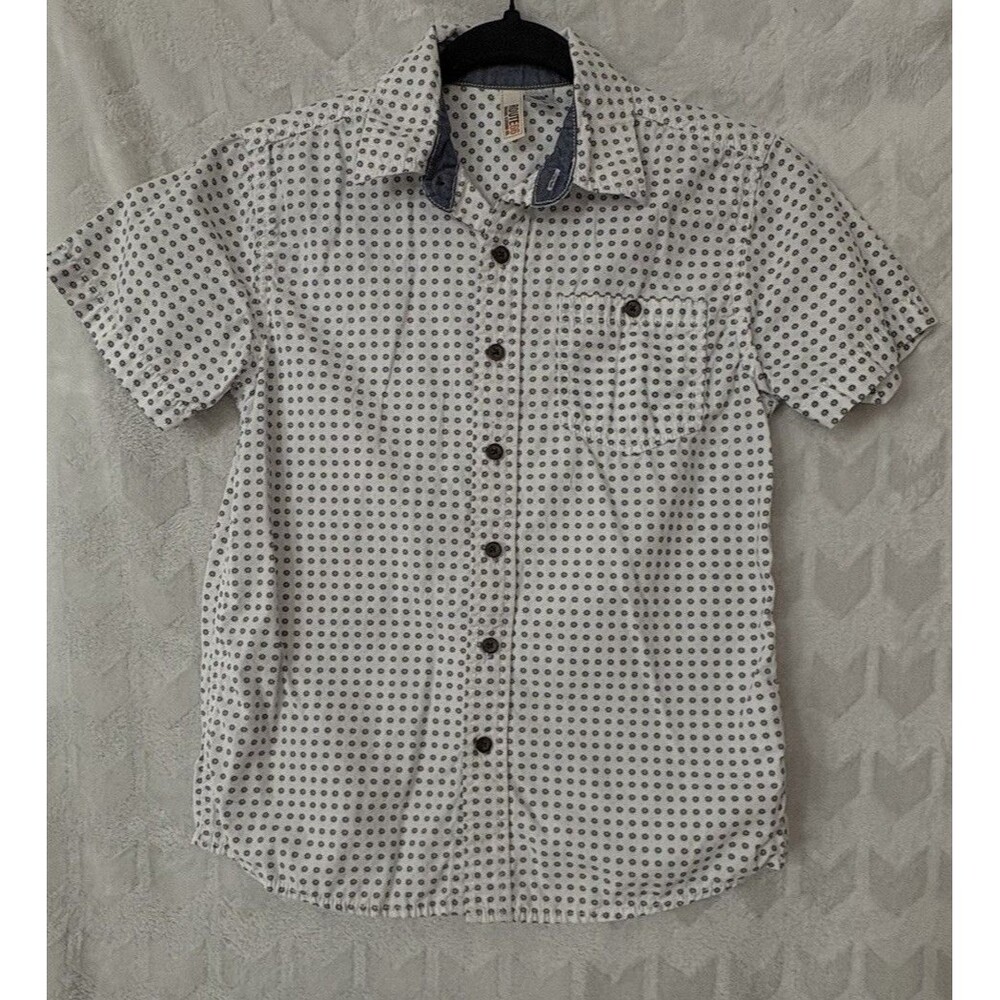 Youth Boys Route 66 Button Up Shirt - Size Large (10-12)
